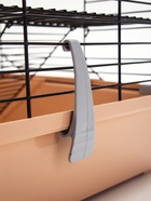 Клетка для грызунов «Пижон», 38×27×27 см, складная, домик, миска, колесо, бежевая - Фото 14