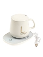 УЦЕНКА Подставка с подогревом LSK-1501, кружка, от USB, 16 Вт, белая 9710008 - фото 14777906