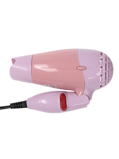 УЦЕНКА Фен Luazon LF-23, 800 Вт, 2 режима, складная ручка, розовый
