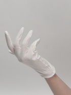 Перчатки хлопковые, размер L, пара, белые (комплект 2 шт) - фото 36607742