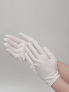 Перчатки хлопковые, размер L, пара, белые (комплект 2 шт) - фото 36607743