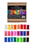 Набор глина полимерная запекаемая Calligrata, 24 по 20 г, с аксессуарами, в гофрокоробе - Фото 2