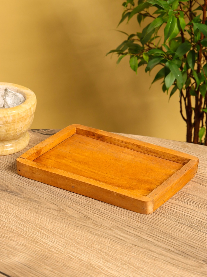 Поднос, 20×14 см, дерево - Фото 1