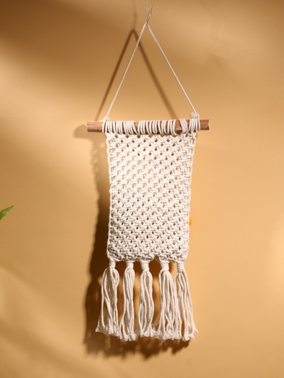 Кармашек текстильный, подвесной, 22×50 см, белый