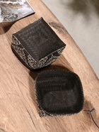 Корзинка плетёная «Бонтанг», 16×16×12 см, бамбук, тёмная 10463913 - фото 16140907