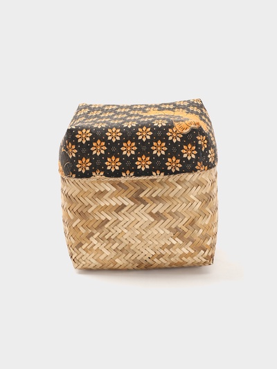 Корзинка плетёная «Масарта», 25×25×24 см