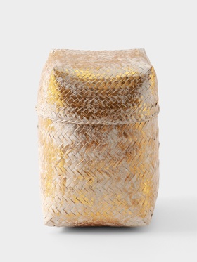 Корзинка плетёная «Аварис», 14×14×23 см