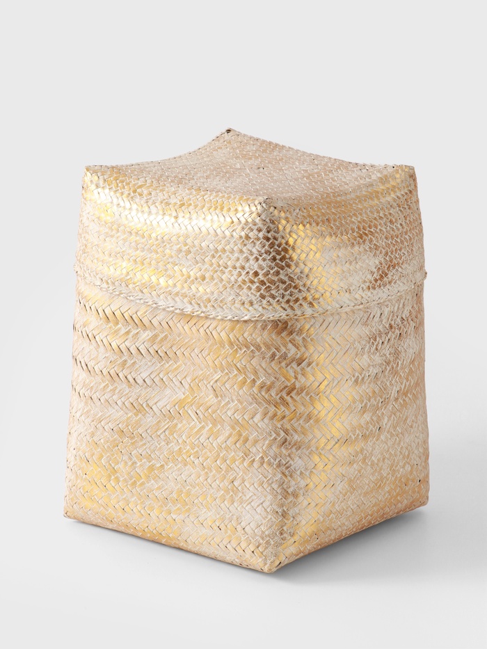 Корзинка плетёная «Аварис», 24×24×28 см - Фото 1