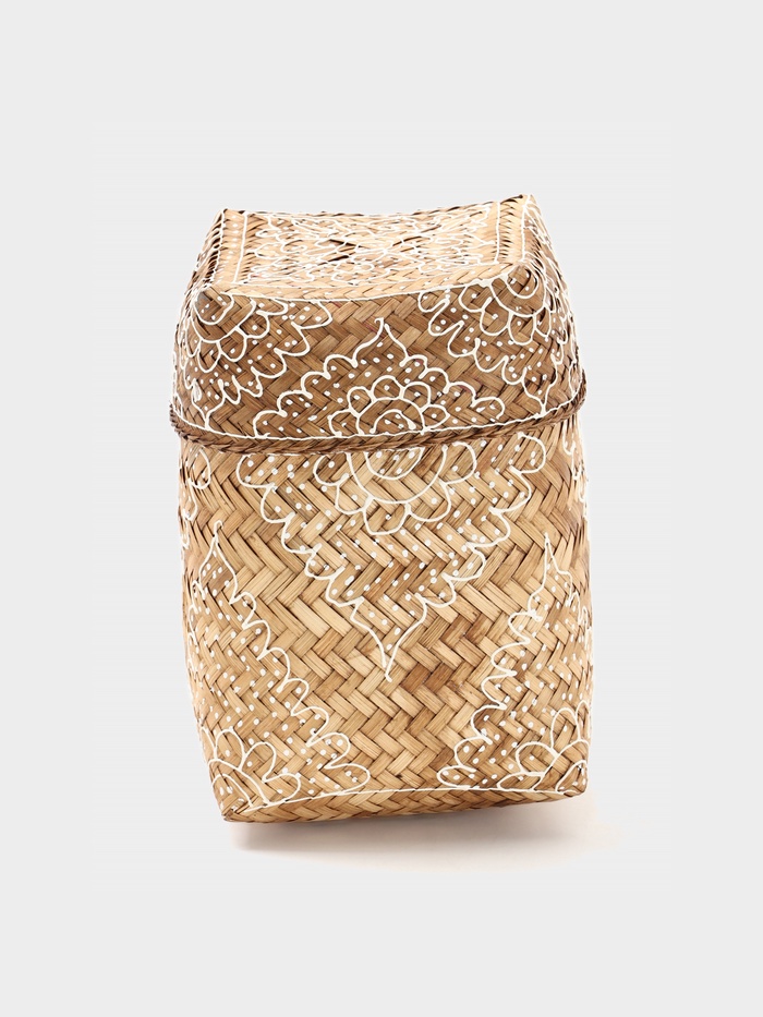 Корзинка плетёная «Марокко», 14×14×23 см