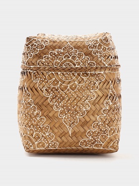 Корзинка плетёная «Марокко», 17×17×25 см