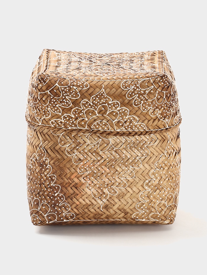 Корзинка плетёная «Марокко», 23×23×30 см