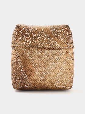 Корзинка плетёная «Марокко», 23×23×30 см