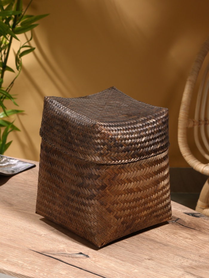 Корзинка плетёная «Рино», 25×25×28 см - Фото 1