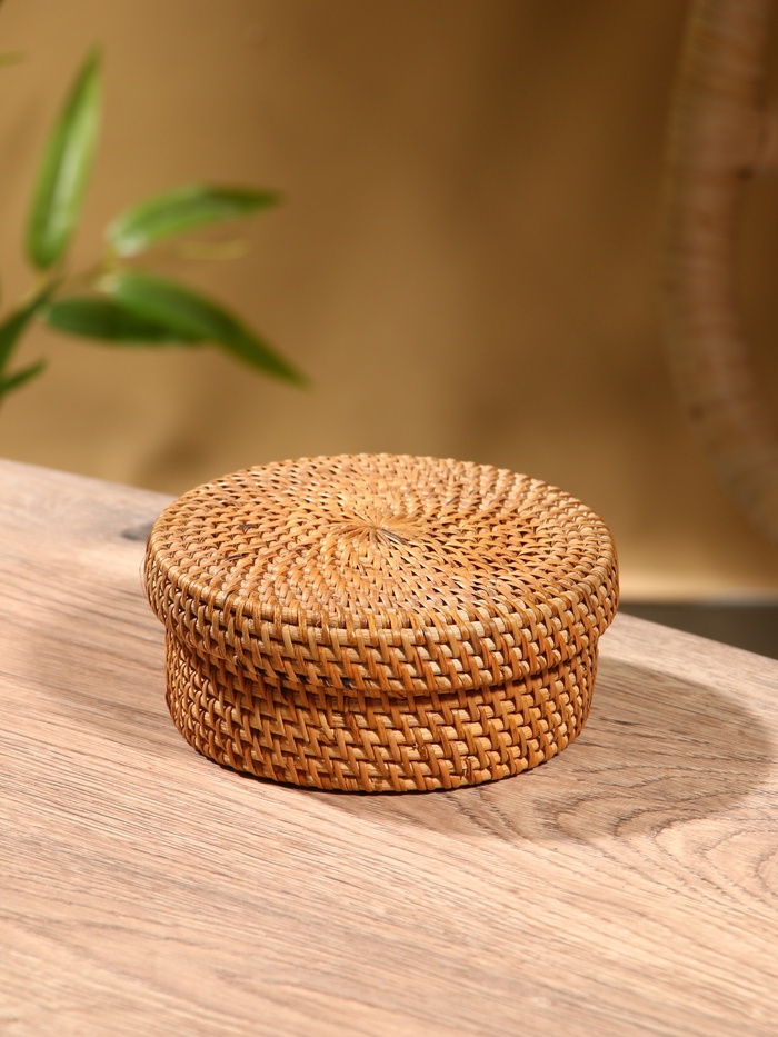 Корзинка плетёная «Дори», 13×13×8 см - Фото 1