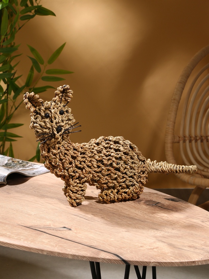 Сувенир плетёный «Мышка», 40×20×26 см, сиграсс - Фото 1