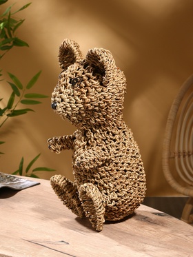 Сувенир плетёный «Мишка», 24×30×50 см, сиграсс