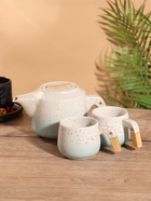 Набор для чаепития «Белые ночи», чайник, 2 кружки, керамика - Фото 3