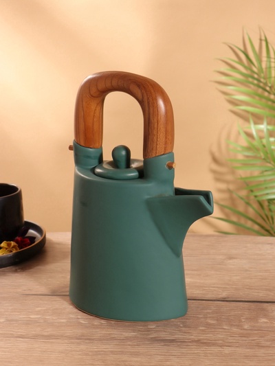 Набор для чаепития «Старинный обычай», чайник, 2 чайные пары, керамика