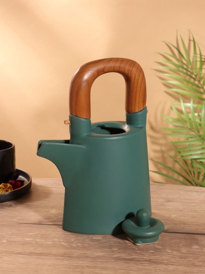 Набор для чаепития «Старинный обычай», чайник, 2 чайные пары, керамика