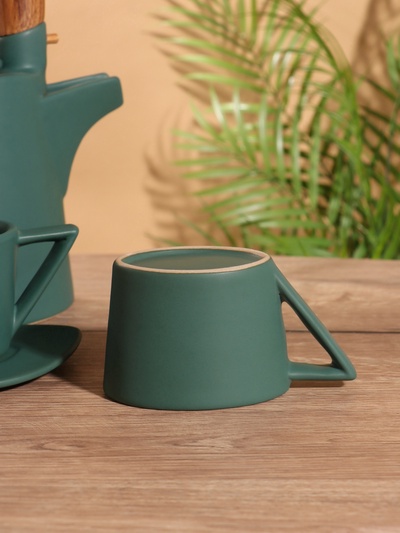 Набор для чаепития «Старинный обычай», чайник, 2 чайные пары, керамика