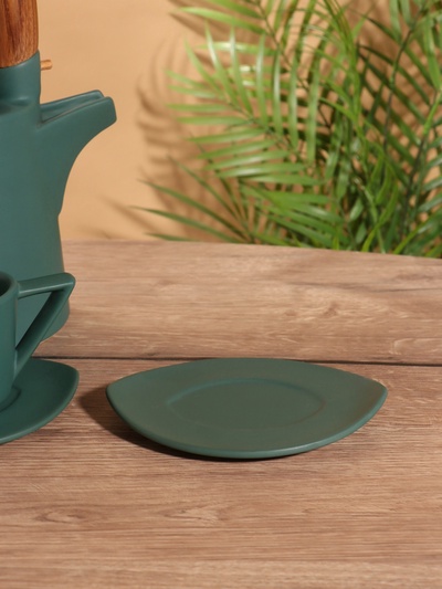 Набор для чаепития «Старинный обычай», чайник, 2 чайные пары, керамика