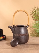 Набор для чаепития «Рахмат», чайник, 2 стакана, керамика, чёрный - Фото 6