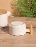 Набор для чаепития «Атика», чайник, кружка, керамика, белый - Фото 9