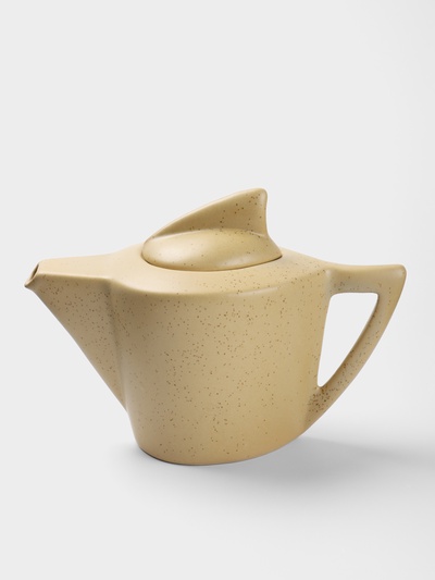 Чайник заварочный «Акула», керамика, жёлтый