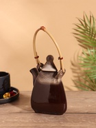 Чайник заварочный «Флоренс», керамика, коричневый - Фото 4