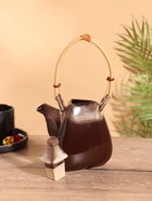 Чайник заварочный «Флоренс», керамика, коричневый - Фото 5
