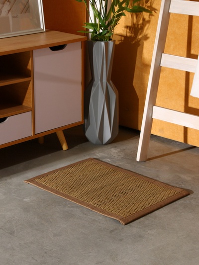 Коврик плетёный из сиграса, 60×40×0.7 см