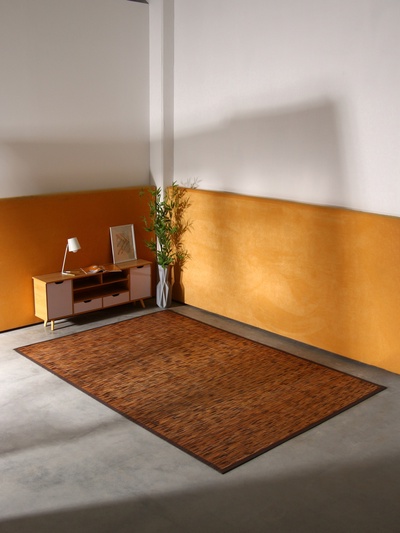 Коврик плетёный из кокосовых листьев, 300×200×0.8 см