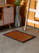 Коврик плетёный из кокосовых листьев, 60×40×0.7 см - Фото 2