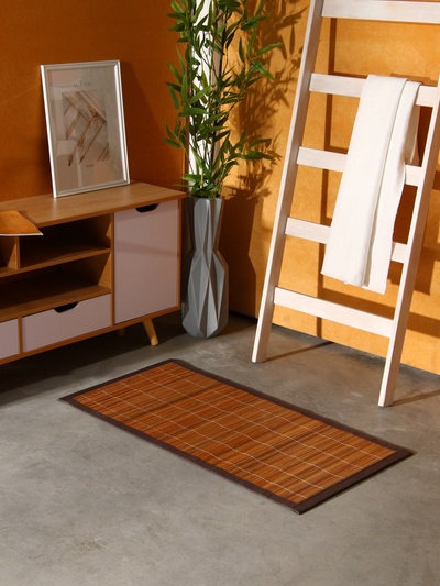 Коврик плетёный из кокосовых листьев, 100×50×0.8 см