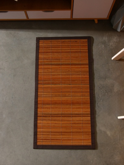 Коврик плетёный из кокосовых листьев, 100×50×0.8 см