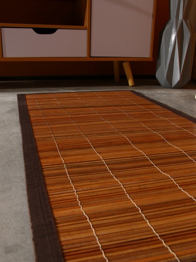 Коврик плетёный из кокосовых листьев, 100×50×0.8 см