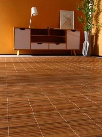 Коврик плетёный из кокосовых листьев, 300×200×0.8 см