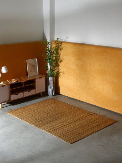 Коврик плетёный из ротанга, 200×140×0.6 см