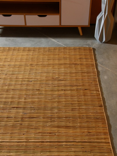 Коврик плетёный из ротанга, 200×140×0.6 см