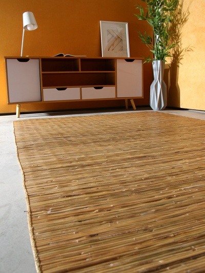 Коврик плетёный из ротанга, 200×140×0.6 см