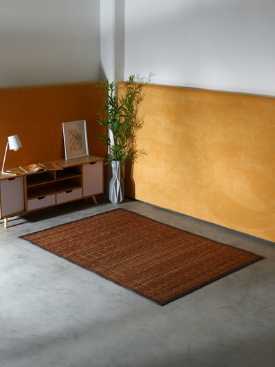 Коврик плетёный из ротанга, 200×140×0.5 см