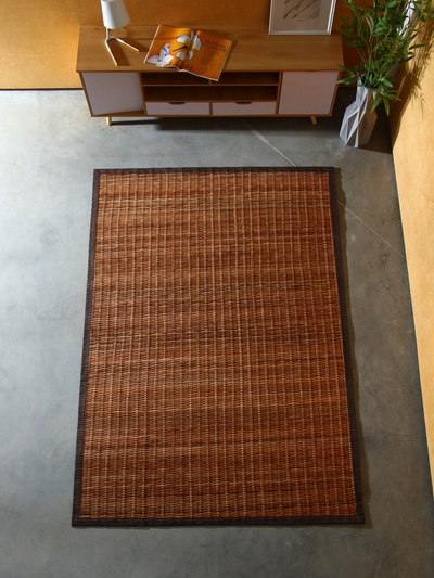Коврик плетёный из ротанга, 200×140×0.5 см