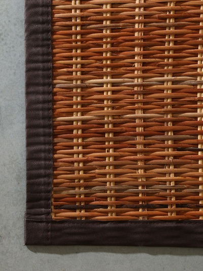 Коврик плетёный из ротанга, 200×140×0.5 см