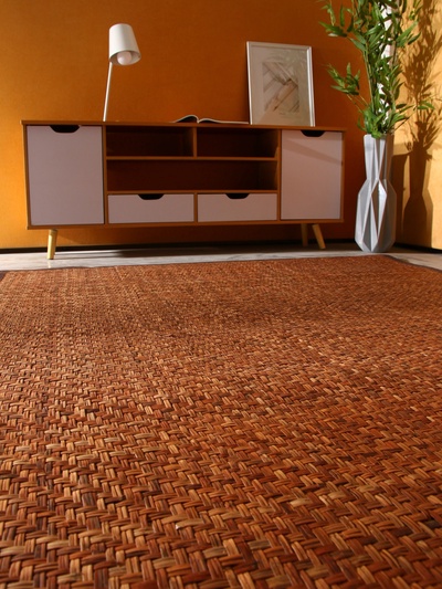 Коврик плетёный из ротанга, 200×140×0.7 см