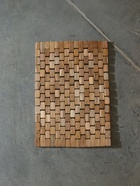 Коврик из тикового дерева, 40×30×0.7 см - Фото 2