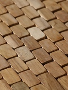 Коврик из тикового дерева, 40×30×0.7 см - Фото 4