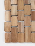 Коврик из тикового дерева, 40×30×0.7 см - Фото 5