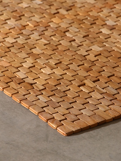 Коврик из тикового дерева, 100×60×0.7 см