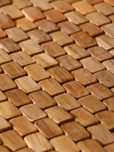 Коврик из тикового дерева, 100×60×0.7 см