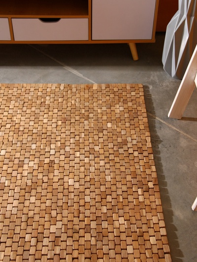 Коврик из тикового дерева, 150×70×0.7 см